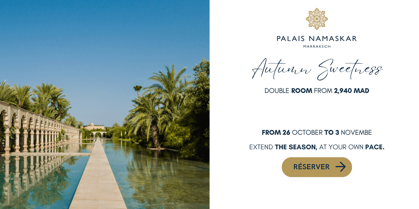 Autumn Sweetness – Double room from 2,940 MAD, from 26 October to 3 November